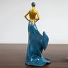Decorative Wine Rack Resin Buty Lady Wine Bottle Holder Stand for Kitchen Bar Countertop