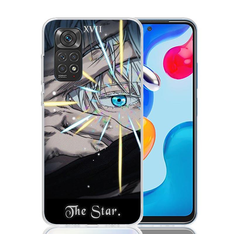 JujuKaisen Gojo Satoru Phone Case For Xiaomi Redmi Note 15 14 13 12S 12 Pro Plus 11S 11E 11 11T 10S 10 Art Soft Pattern Cover Re