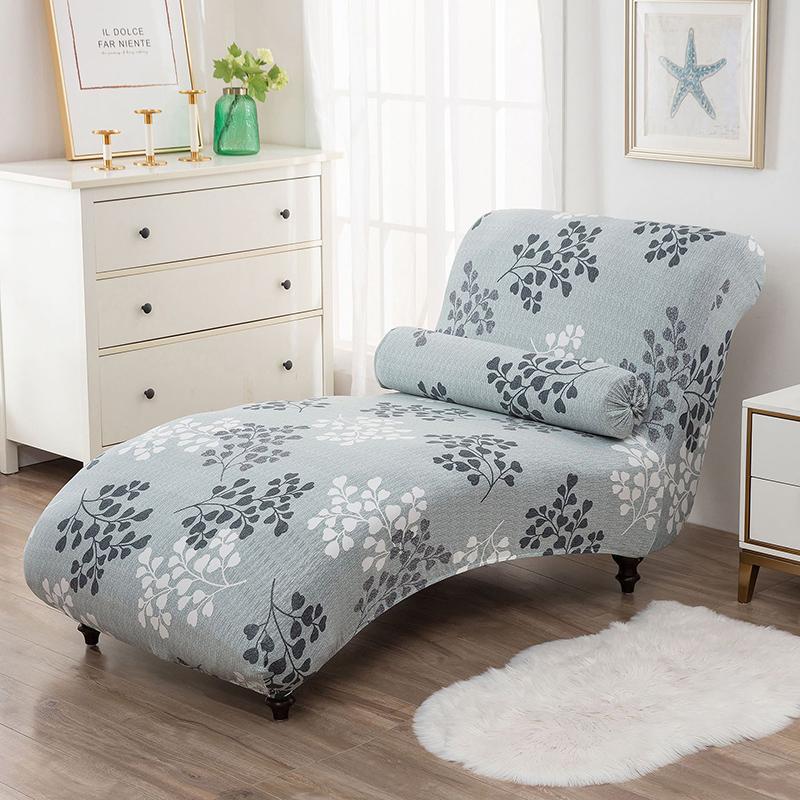 

Stretch Velvet Chaise Longue Cover Stretch Armless Chair Protective Cover Sofa Bed Armcair Slipcovers Home Living Room Decor