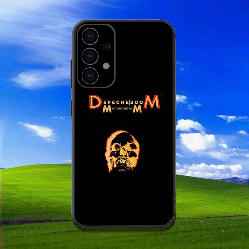 Band D-DepecheS M-Mode Phone Case For Samsung Galaxy A13,A21s,A22,A31,A32,A52,A53,A71,A80,Soft Black Shell