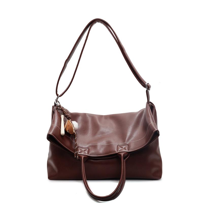 2025 Autumn and Winter Simple New Fashion Large-capacity Tote Bag Women's Shoulder Bag Niche Versatile Texture Women's Bag