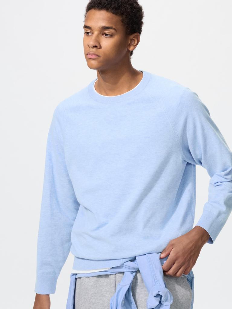Uniqlo Japan Washable Crew Neck Sweater