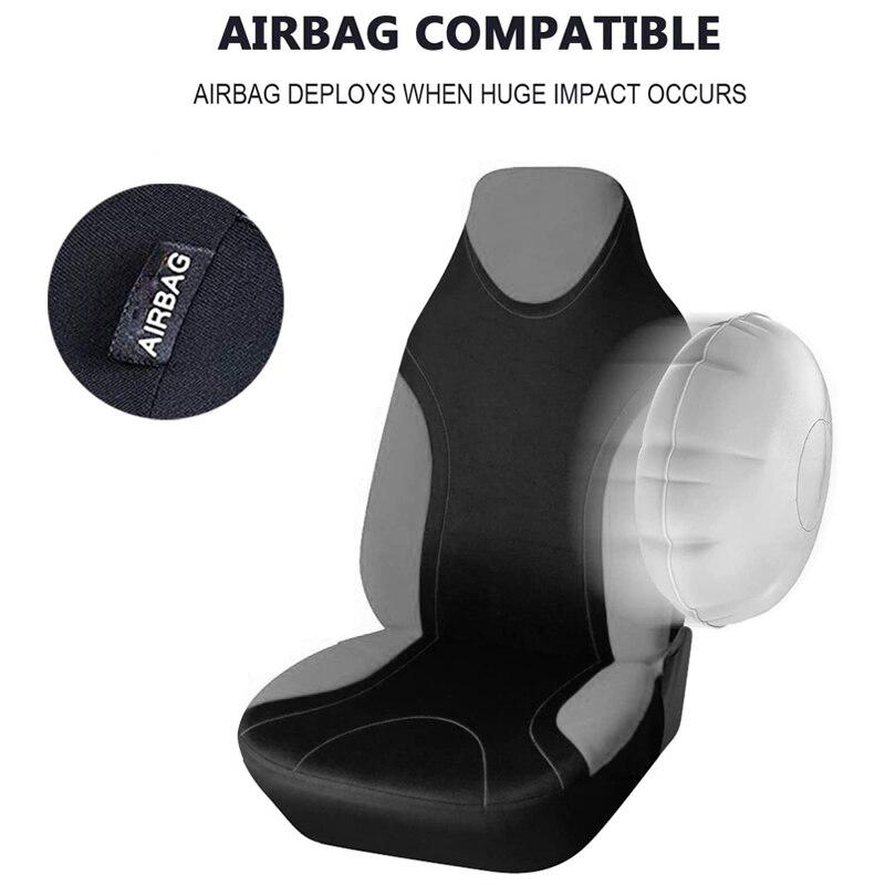 Integrerat skålformat bilsätesskydd i racingstil 3 färger Passar de flesta biltillbehör för interiören Sätesskydd