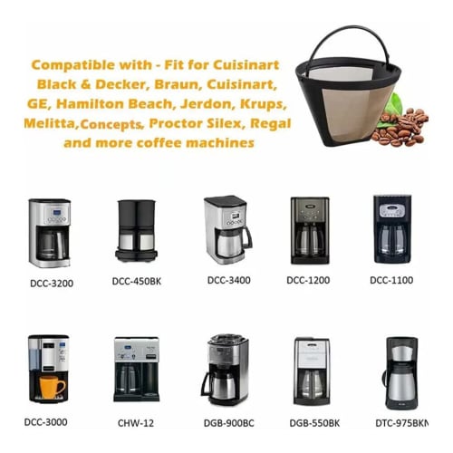 Generic Conical Coffee Filter, Coffee Maker Machine Filter, Mesh Strainer