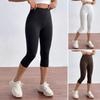 High Waisted Capri Leggings for Women, Solid Color Seamless Workout Yoga Pants, Ideal for Gym, Running, and Casual Wear