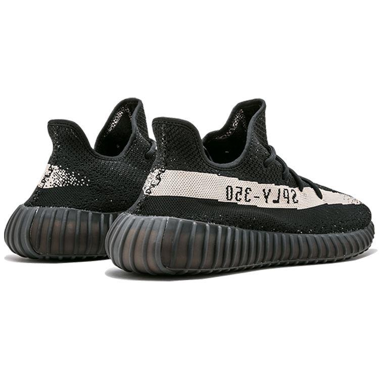Adidas Πρωτότυπα Yeezy Boost 350 V2 Oreo Υφασμάτινα Μοντέρνα Αθλητικά Παπούτσια Lifestyle Χαμηλού Προφίλ Unisex Αθλητικό παπούτσι Μαύρο Λευκό BY1604-2016