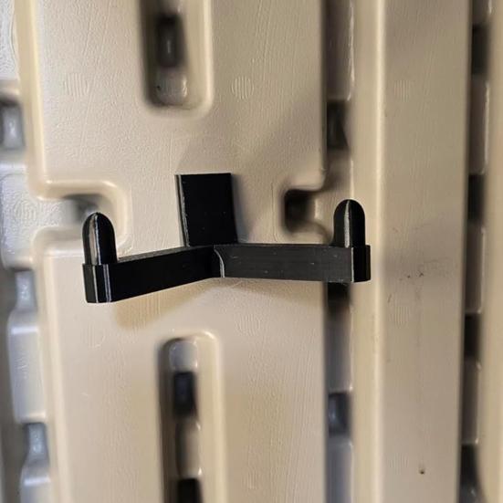 6Pcs Storage Shed Hooks for Suncast/for Craftsman Shed Black J-shape Tool Hangers Plastic Shed Garden Organization Accessories for Garage Wall Shed