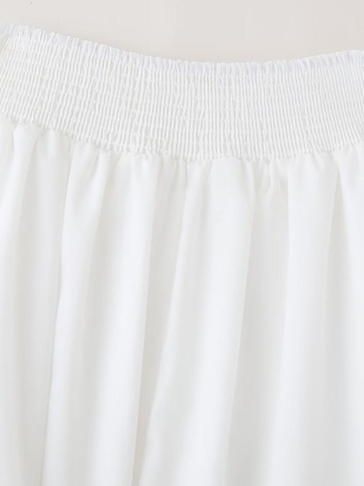 Вышитые рубашки с рукавами «летучая мышь» и юбками — фото 12