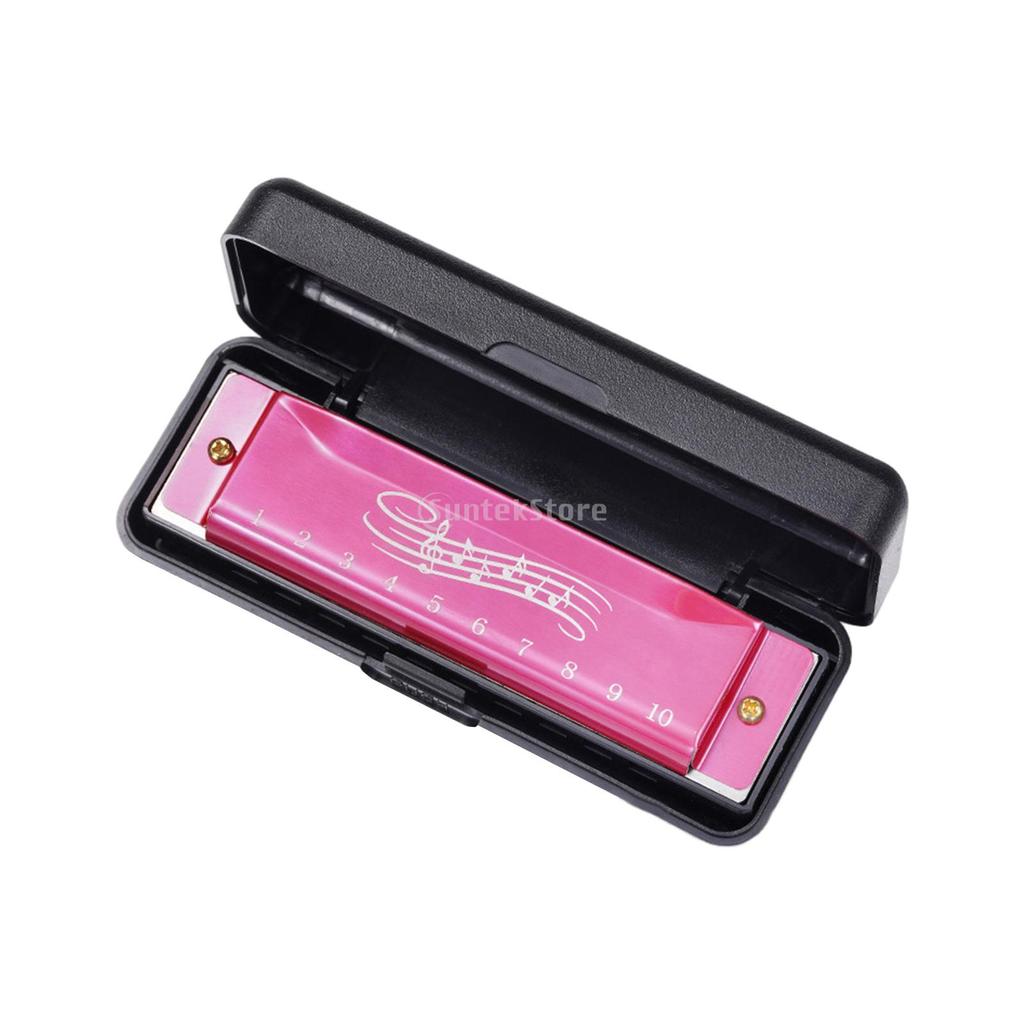 10 holes Harmonica Mouth Organ 20 Tone Practical Musical Instrument play Harmonica for Stage Party Activity Beginner toddlers