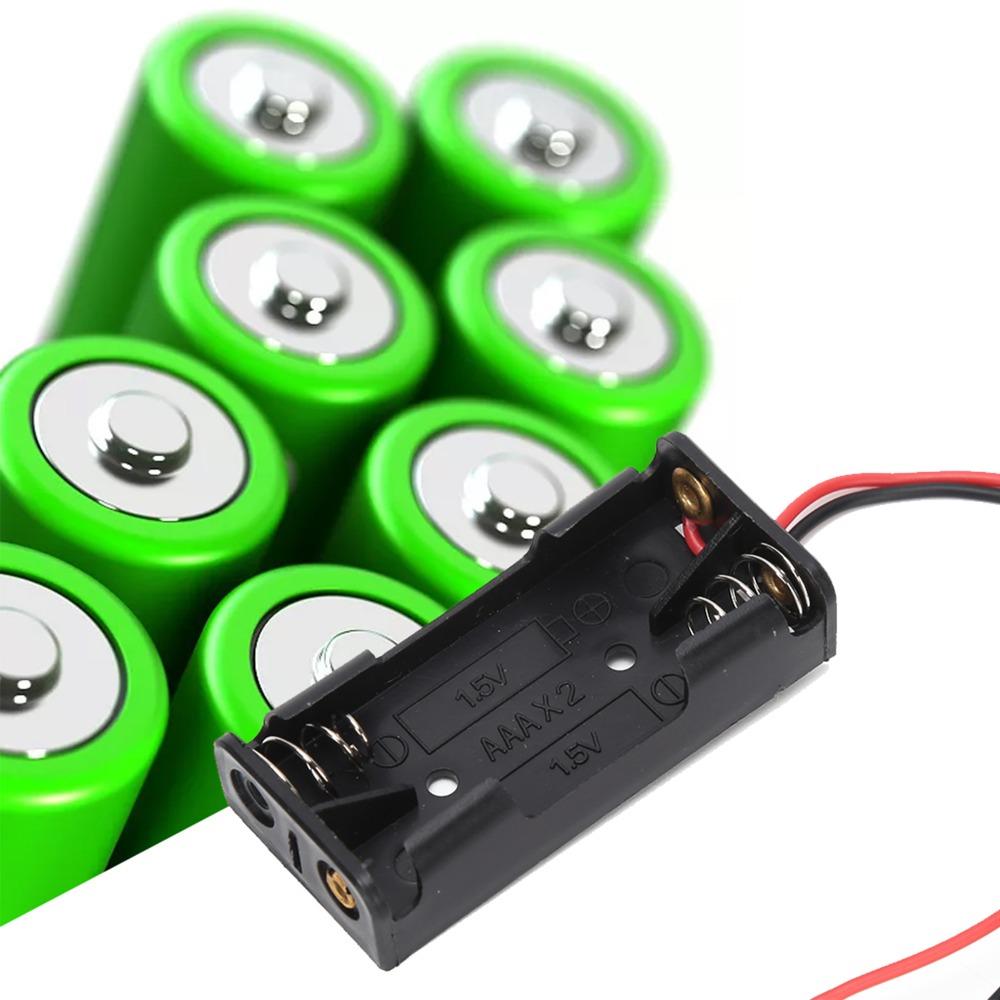 10Pcs 3× 1.5V AAA 3× 1.5V AAA Battery Holder with 15cm Wire AAA Battery Holder  Remote Control