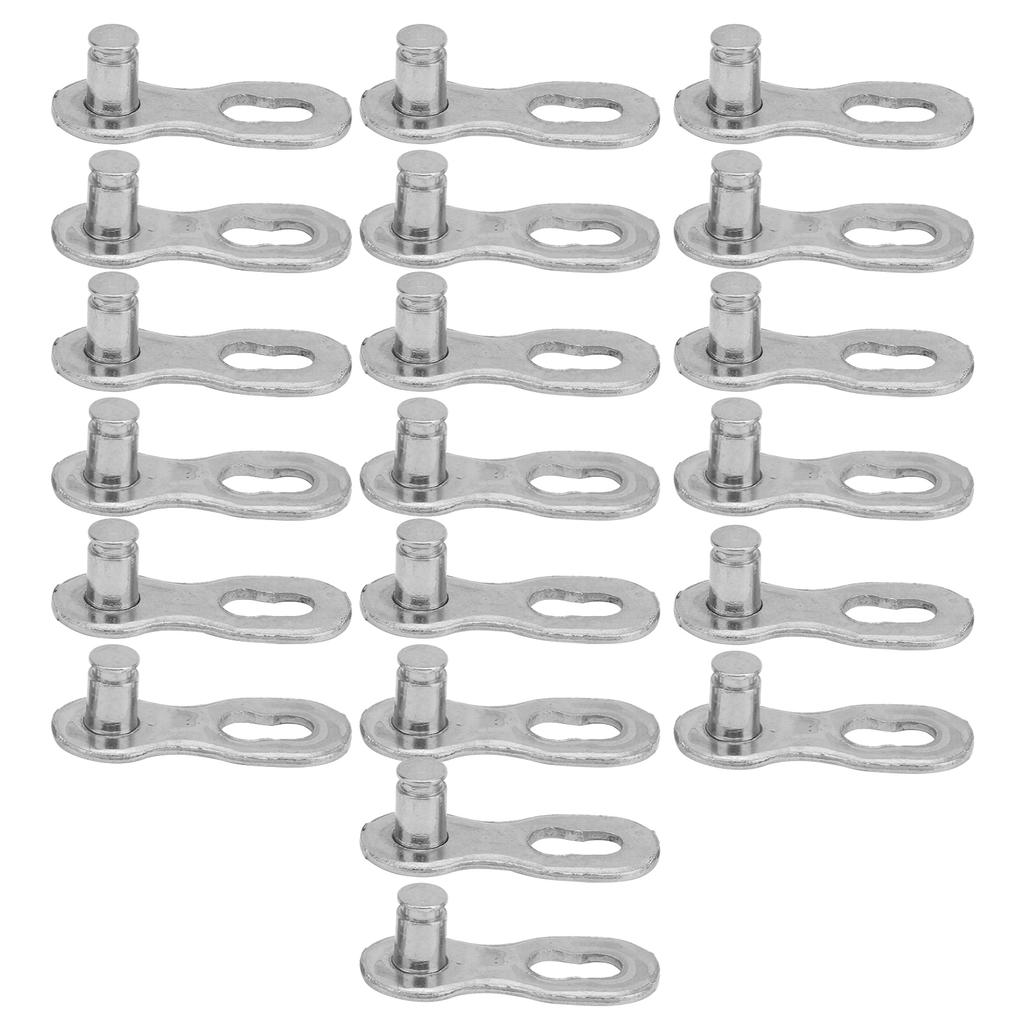 10 Pair 9 Speed Bicycle Chain Link Quick Release Connector Parts Cycling Accessory Silver