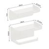 Wc Kunststoff Papier Halter Lagerung Rack Küche Handtuch Platzierung Von Gewürz Flaschen Badezimmer Wand Rolle Von Papier Telefon Lagerung
