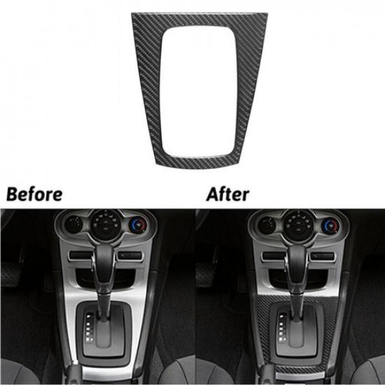 Carbon Fiber Automatic Transmission Surround Trim For Ford Fiesta 2011-2015