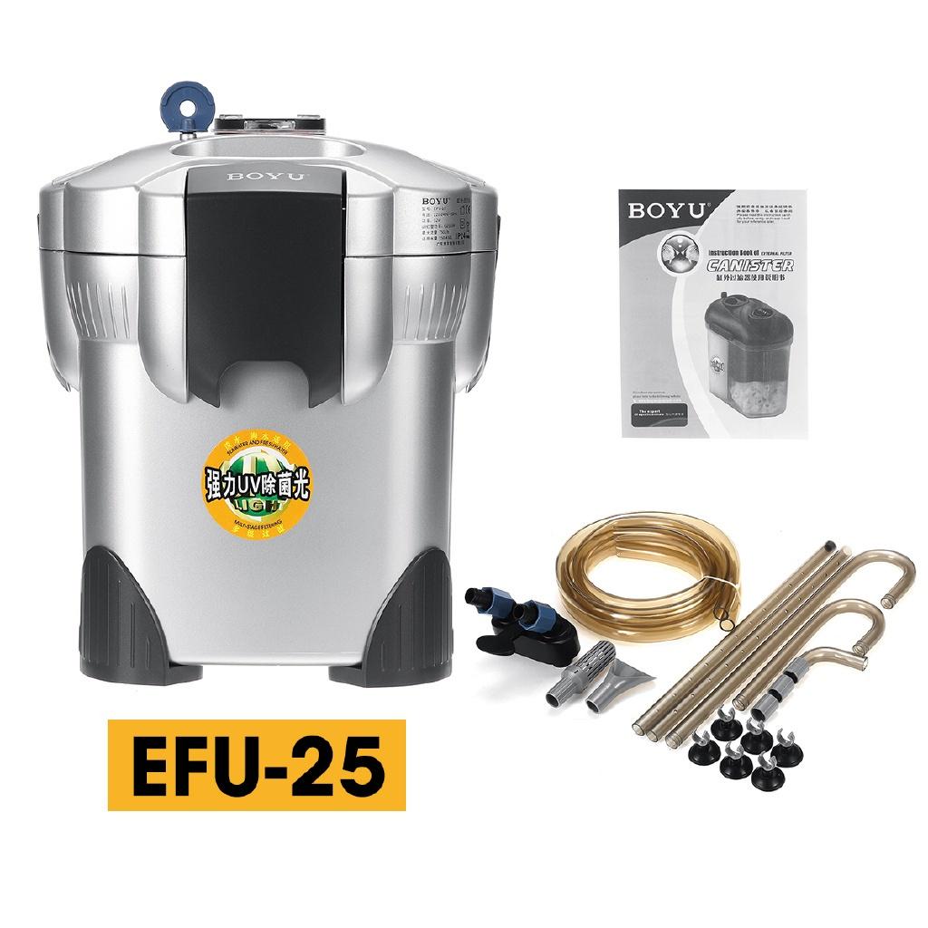 16W Aquariumfilter Reiniger Sterilisator Lampe Licht Fischbecken Wasserpumpe Biochemischer Schwamm Bio-Schwamm Externer Behälter