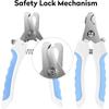 Professional Pet Nail Clippers with Safety Guard To Prevent Overcutting Includes Nail File Sharp Blade for Dogs Cats Grooming