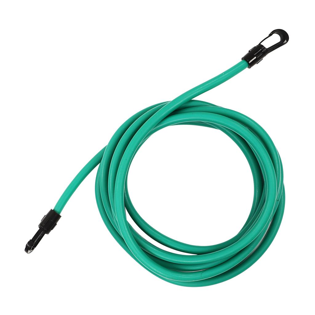 Schwimmleine Stationäres Schwimmen Widerstand Krafttraining Gürtel Elastisches Seil Trainer Set 6mm 10mm 4m Grün