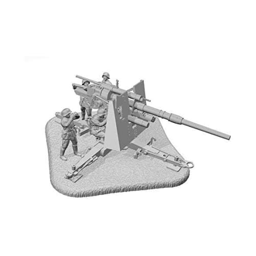 Zvezda 1/72 scale German 88mm anti-aircraft gun FLAK 36/37 plastic model kit ZV6158