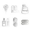 Carbon Steel Cutting Die Ice Cream/2-layer Cake Metal Die Cuts Stencils Template