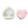 3D Love Heart Rose Silicone Flexible Food Grade Mould Clay Resin Ceramics Candy Fondant Candy Chocolate Soap Mould