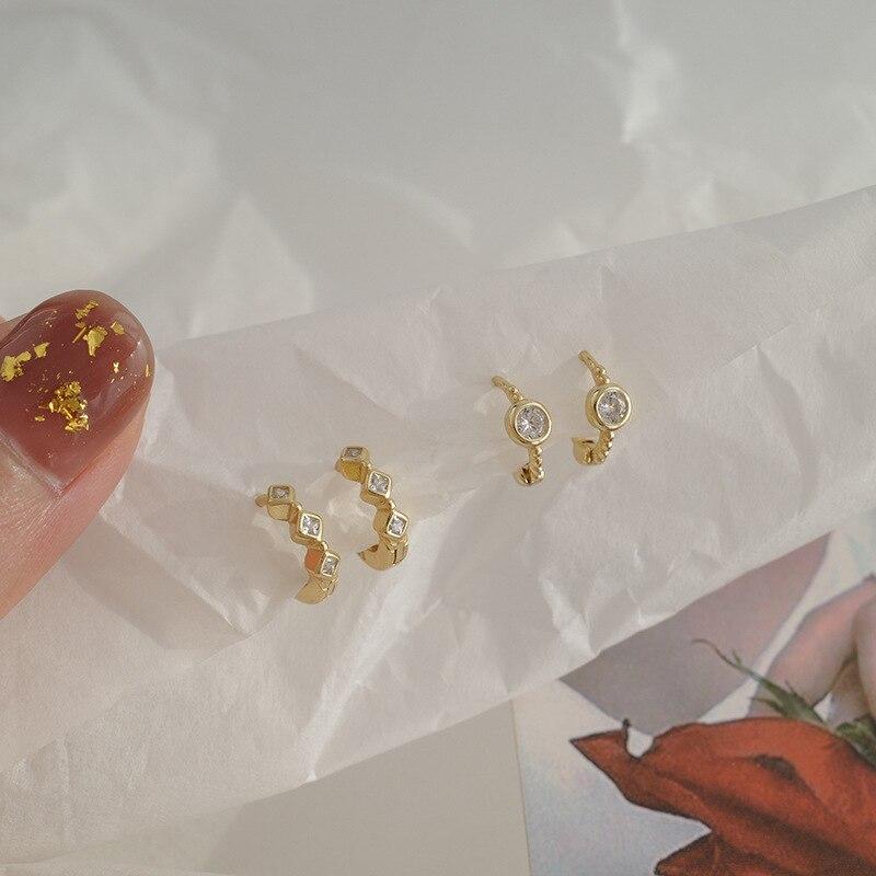Pendientes De Aro Con Cristales Ted Baker Bollie – Dorados, Elegantes, Para Regalo