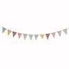Brand New Baby Shower Birthday Party Colorful Pull Flag Imitation Linen