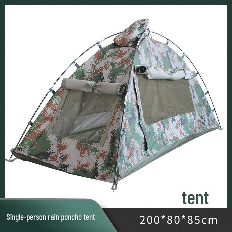 Single Person Digital Camo Tent Poncho