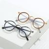 2025 New Quality Retro Round Glasses Frame Japanese Handmade Titanium Ultralight Men Eyeglasses Women Eyewear Acetate Fashion