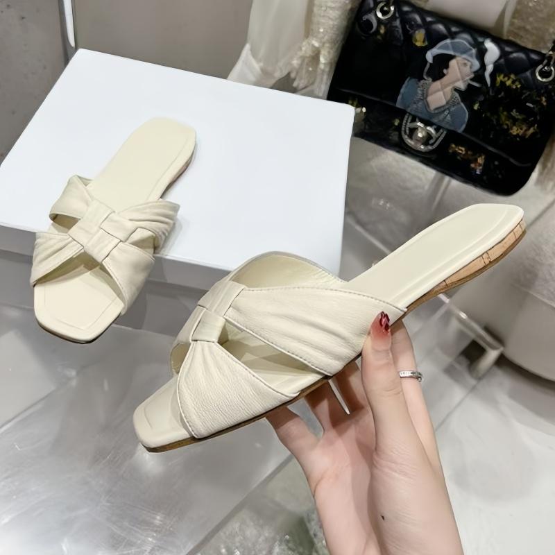 Zomerstijl Slippers Sandalen Schoenen Vrouwen Eenvoudige Dames Slippers Effen Kleur Comfortabele Casual Slippers Slippers