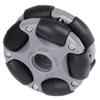 58mm Omni Wheels Double Plastic Universal Wheel for Robot Platforms Car RC Toy DIY Part