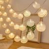 Harbor Series LED Solar Seashell & Starfish Christmas String Lights - Festive Room Decor