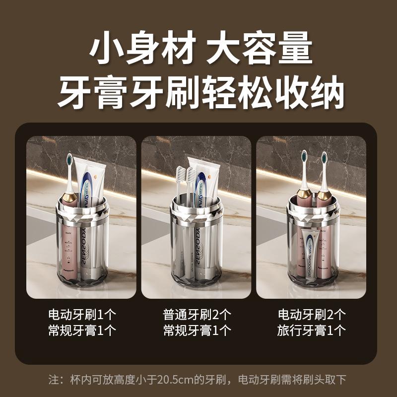 Reise-Mundspülbecher Tragbares Waschset Putzbecher Aufbewahrungsbox für elektrische Zahnbürsten Ein Muss für Reisen