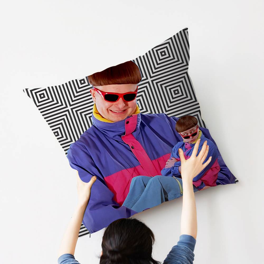 Singer Oliver Tree Nickell Pillow Cushion Cover Pillowcase Living Room Sofa Home Decor Customized