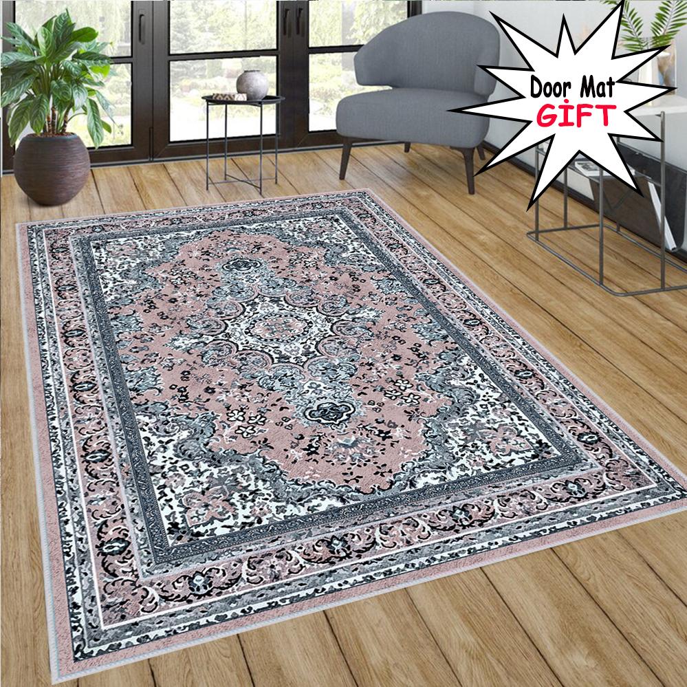 Ковер с принтом Rovigo Home моющийся RVGHOME0278-SD523