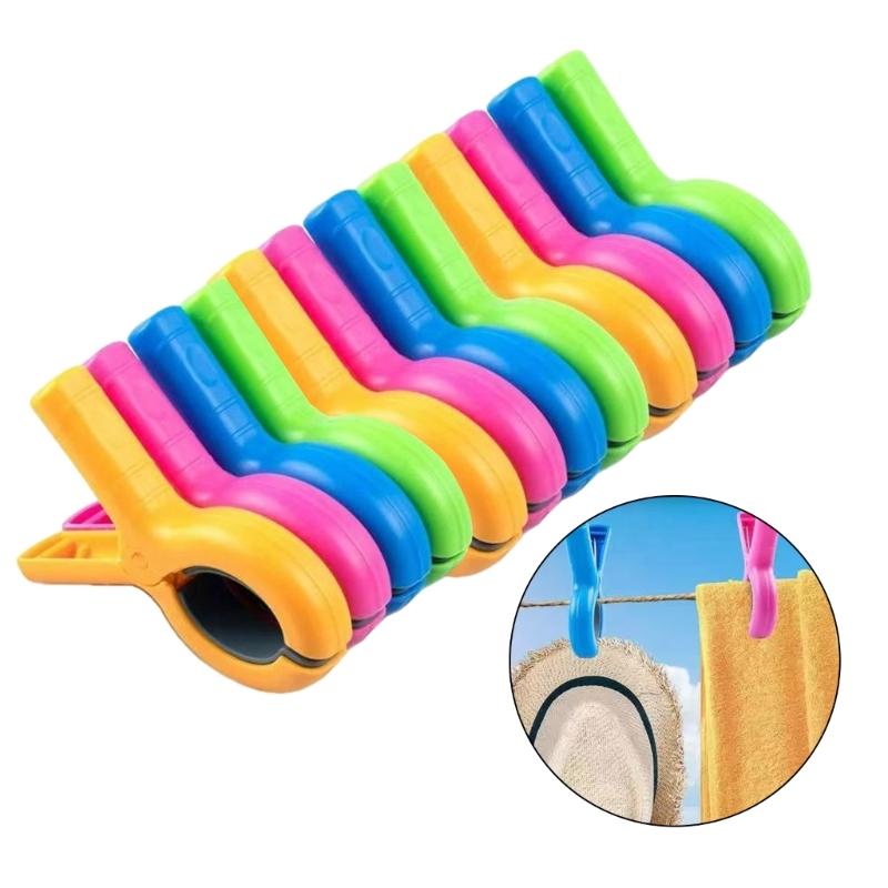 Multifunctional Big Size Plastic Clothes Clips for Securing Bedding and Garments Sturdy Laundry Pegs Ideal for Home Outdoor Use.