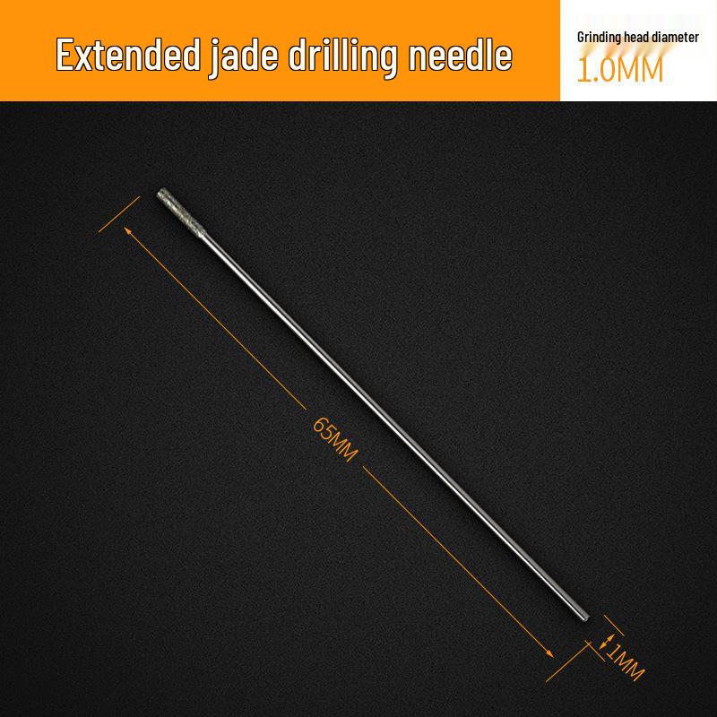 Mansha Rui Jade & Agate Drill: Hollow Stone, Glass, and Diamond Hole Punch Needle.