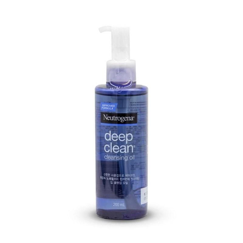 Neutrogena Deep Clean Cleansing Oil 200ml Makeup Care Deep Clean Product Cleansing Lean Oil, 1 pcs