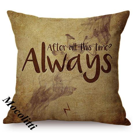 Vintage Classic Quotes Letter Art Print Sofa Throw Pillow Case Cotton Linen Home Decorative Square Chair Cushion Cover Cojines