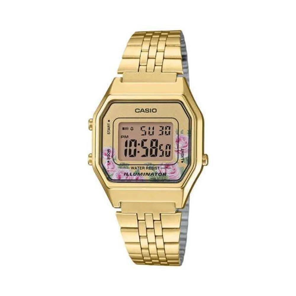 [Cio] LA-680WGA-4C Vintage Retro Digital Women s Metal Watch