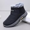 Shoes Men's Winter New Men's Snow Boots Medium Tube Piled Thickened Warm Men's Boots Casual Sports Men's Shoes