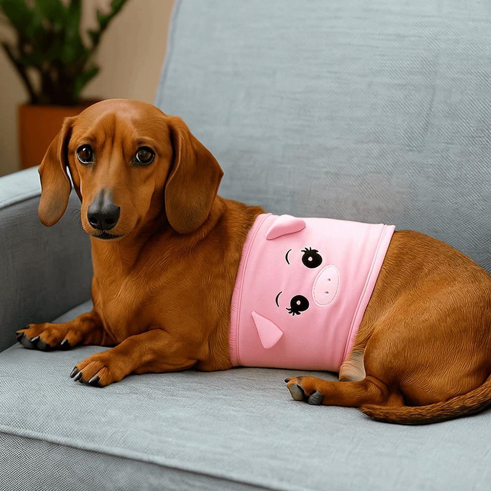 Soft Dogs Panties Shorts Cartoon Pet Courtesy Belt Cute Dog Physiological Belt  for Dogs