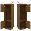 Vidaxl Cabinet, Honey Brown, 38X35X117 Cm, Solid Pine Wood