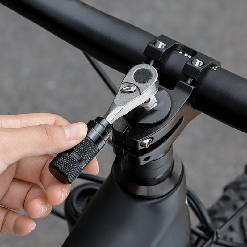 Bicycles Repair Tool Portable Ratchet Wrench Pump Tire Lever Maintenance Tool with Storage Bag Cycling Accessories