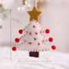 Decor Tree Christmas Sock Snowflake Scene Modern Minimalist Holiday Set Ornament