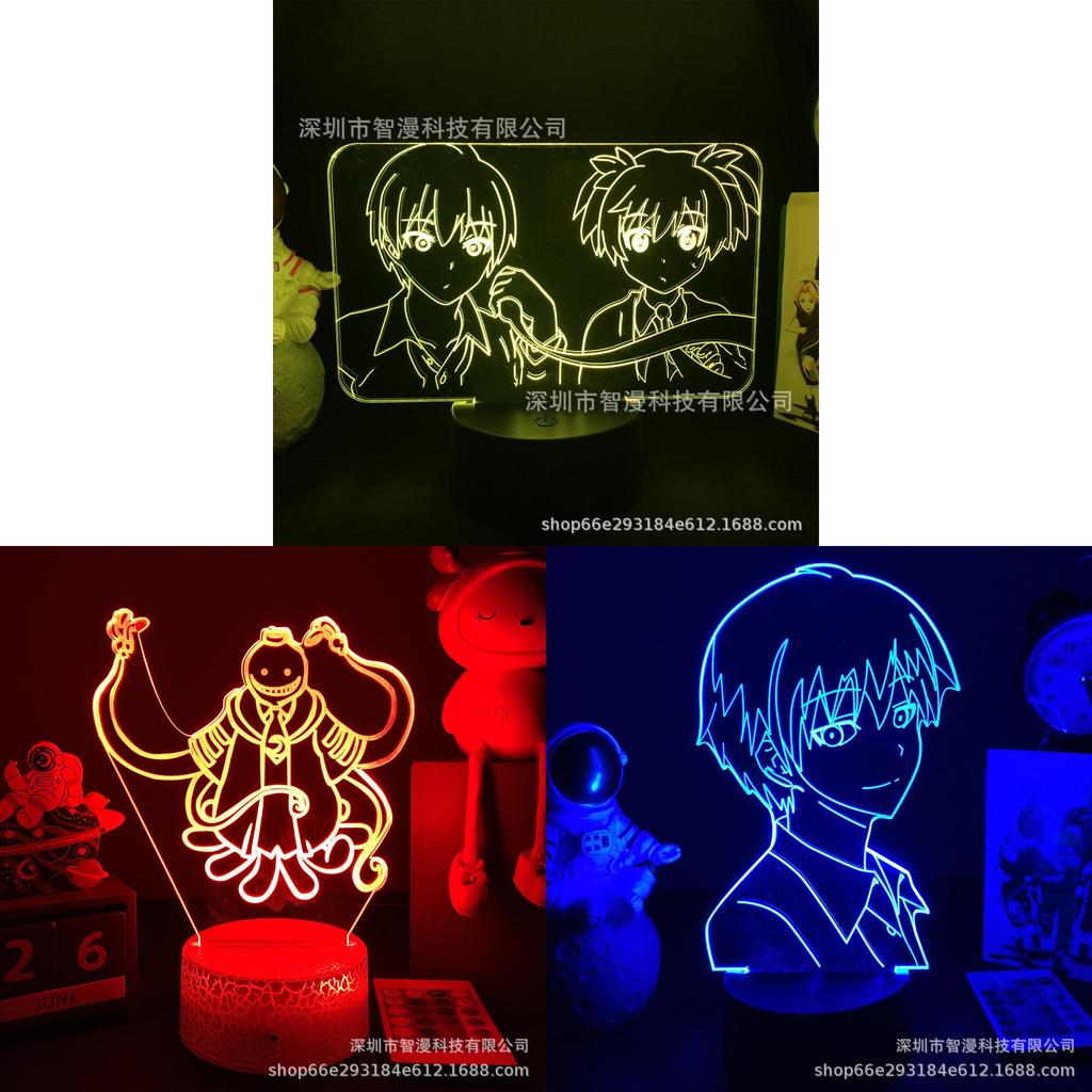 Assassination Classroom Led Night Light With 16color Remote For Home Decor