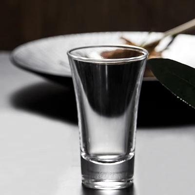 6pcs Set Transparent Spirit Cup 20ml Thick Bottom Small Wine Glass Bar Specific Liquor Goblet Vodka Tequila Cups Drinkware Party