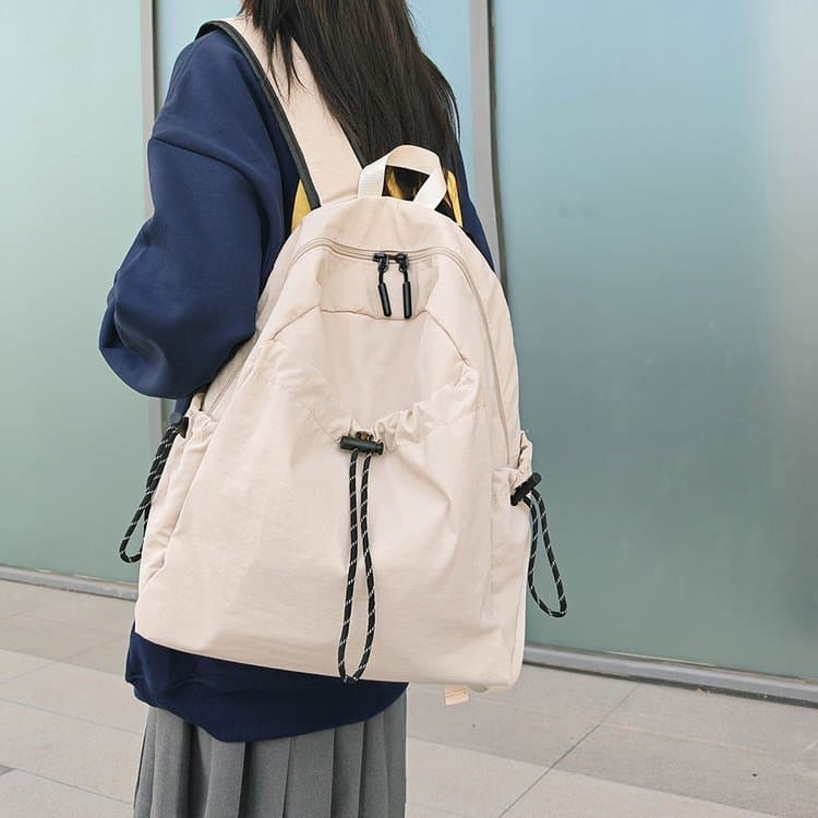 Zaino con coulisse in nylon zaino per il tempo libero all'aperto