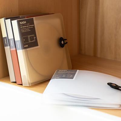 Carcasă de disc de plastic transparent pentru CD-uri Suport pentru dvd Portofel Geanta de depozitare Husa organizator