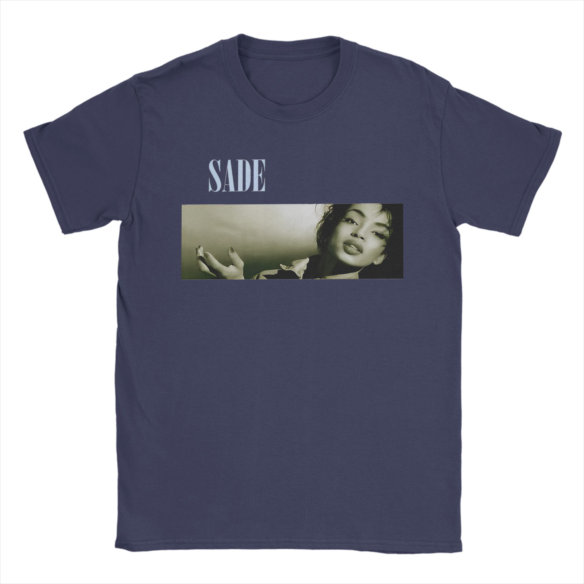 

Men SSade Adu Singer T Shirt 100 Cotton Tops Casual Short Sleeve Round Collar Tees Gift Idea TShirts 4XL