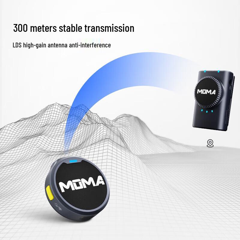 MOMA LARK MIX 1-to-2 Wireless Lavalier Microphone Kit