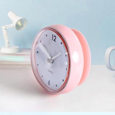 Living Room Modern Battery Powered Mini Sucker Clock Art Minimalist Shower Clocks Wall Watch Home Decor Wall Clock